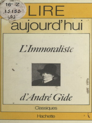 cover image of L'immoraliste, d'André Gide